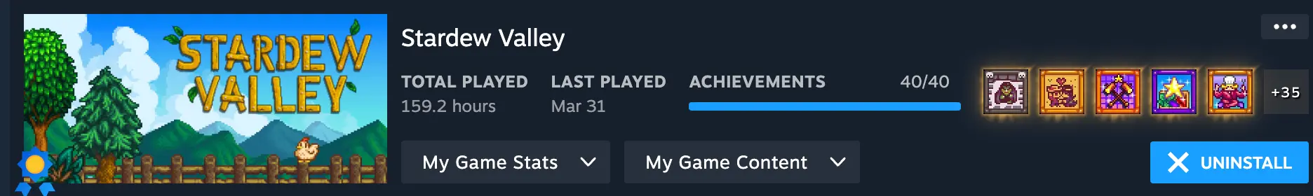 Steam 全成就截图